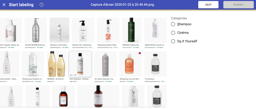 product classification